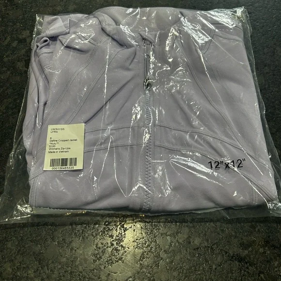 Lululemon Define Cropped Jacket *Nulu LAVENDER FROST - Size 8 - Picture 7 of 8